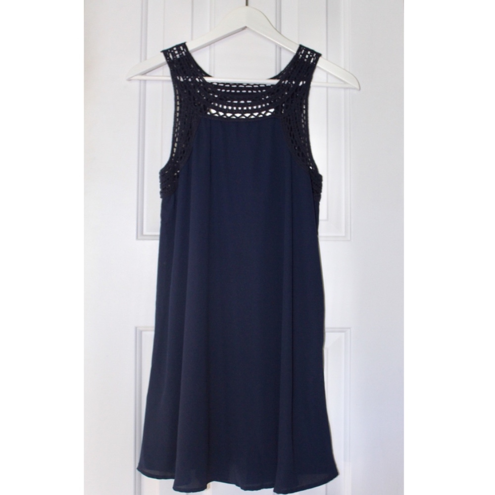 Navy Blue Shift Dress